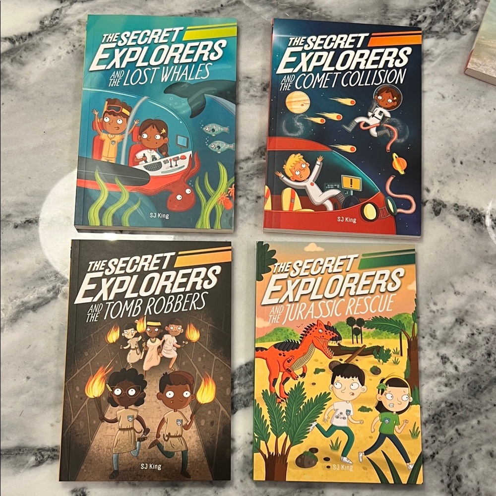 NEW - Adventures with the Secret Explorers Set of 4 Books - Picture 2 of 5